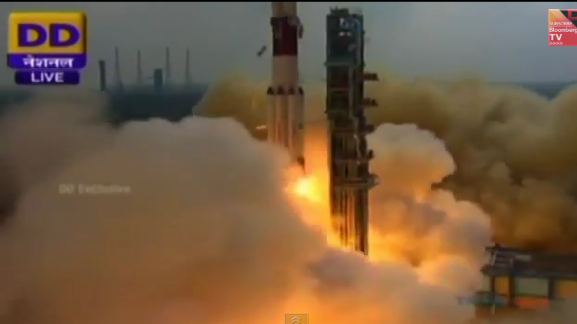 Δείτε βίντεο από την εκτόξευση της πρώτης ινδικής διαστημικής αποστολής στον Άρη